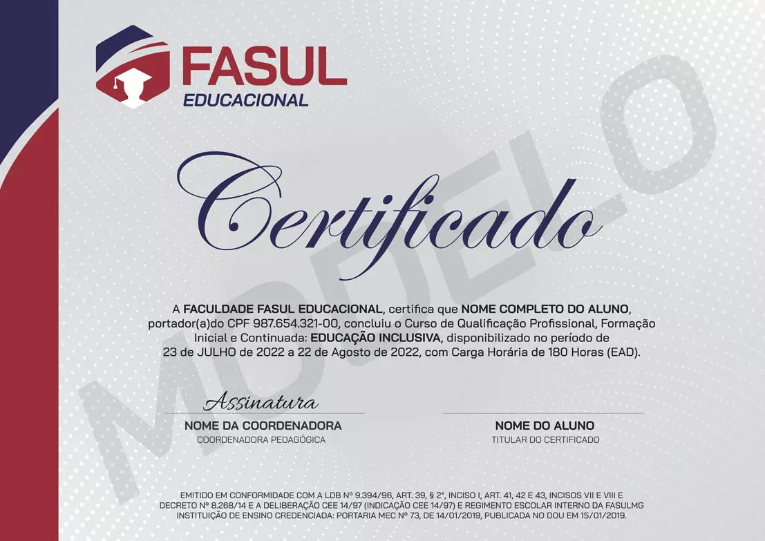 Portal Curso Grátis Online - Certificado FasulMG